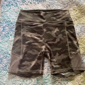 PINK brand camo bike shorts NEVER WORN